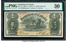 Canada Dominion of Canada $1 31.3.1898 Pick 24Ab DC-13c PMG Very Fine 30. 

HID09801242017

© 2020 Heritage Auctions | All Rights Reserved