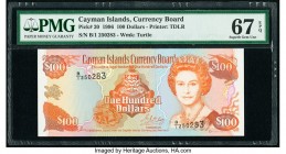 Cayman Islands Currency Board 100 Dollars 1996 Pick 20 PMG Superb Gem Unc 67 EPQ. 

HID09801242017

© 2020 Heritage Auctions | All Rights Reserved