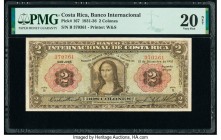 Costa Rica Banco Internacional de Costa Rica 2 Colones 22.12.1932 Pick 167 PMG Very Fine 20 Net. Repaired. 

HID09801242017

© 2020 Heritage Auctions ...