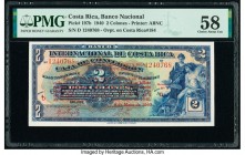 Costa Rica Banco Nacional de Costa Rica 2 Colones 9.5.1940 Pick 197b PMG Choice About Unc 58. 

HID09801242017

© 2020 Heritage Auctions | All Rights ...