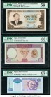 Egypt Central Bank of Egypt 5 Pounds 1964-65 Pick 40 PMG Gem Uncirculated 66 EPQ. Angola Banco Nacional De Angola 500 Kwanzas 4.2.1991 Pick 128b PMG S...