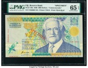 Fiji Reserve Bank of Fiji 2000 Dollars 2000 Pick 103s Commemorative PMG Gem Uncirculated 65 EPQ. 

HID09801242017

© 2020 Heritage Auctions | All Righ...