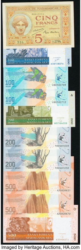 Madagascar and Djibouti Lot of 17 Examples Crisp Uncirculated. 

HID09801242017
...