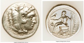 MACEDONIAN KINGDOM. Alexander III the Great (336-323 BC). AR drachm (17mm, 4.24 gm, 11h). Choice XF. Lifetime issue of Sardes, ca. 325-323 BC. Head of...