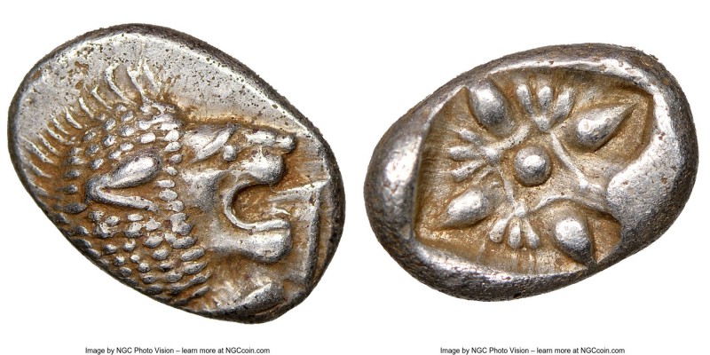 IONIA. Miletus. Ca. late 6th-5th centuries BC. AR 1/12 stater or obol (11mm). NG...