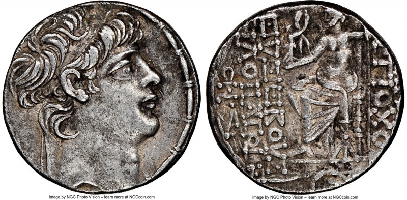 SELEUCID KINGDOM. Antiochus X Eusebes Philopator (ca. 94-88 BC). AR tetradrachm ...