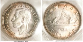 George VI Dollar 1938 MS64 ICCS, Royal Canadian mint, KM37. Lavender-gray, tangerine and plum toning. 

HID09801242017

© 2020 Heritage Auctions |...