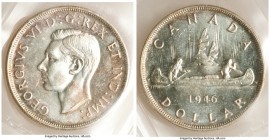 George VI Dollar 1946 MS63 ICCS, Royal Canadian mint, KM37. 

HID09801242017

© 2020 Heritage Auctions | All Rights Reserved