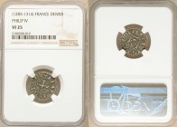 Philip IV 5-Piece Lot of Certified Deniers ND (1285-1314) NGC, Lot includes (3) VF25 and (2) VF30. Sold as is, no returns. 

HID09801242017

© 202...