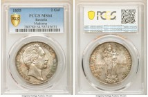 Bavaria. Maximilian II 2 Gulden 1855 MS64 PCGS, Munich mint, KM848, Dav-604. Restoration of Madonna Column in Muncih. 

HID09801242017

© 2020 Her...