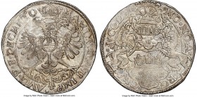 Cologne. Free City Taler 1568 AU53 NGC, KM-MB210, Dav-9155. With name and titles of Maximilian II. 

HID09801242017

© 2020 Heritage Auctions | Al...