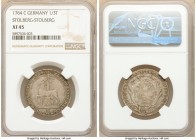 Stolberg-Stolberg. Friedrich Botho & Karl Ludwig 1/3 Taler 1764-C XF45 NGC, KM273.

HID09801242017

© 2020 Heritage Auctions | All Rights Reserved...