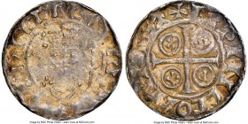 William I, the Conqueror (1066-1087) Penny ND (1066-1087) AU53 NGC, Hastings mint, Cipine as moneyer, PAXS type, S-1257. 1.030gm. 

HID09801242017
...
