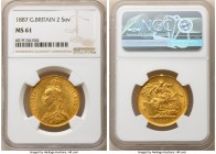Victoria gold 2 Pounds 1887 MS61 NGC, KM768, S-3865. AGW 0.471 oz. 

HID09801242017

© 2020 Heritage Auctions | All Rights Reserved