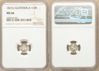 Ferdinand VII 1/4 Real 1821-G MS66 NGC, Nueva Guatemala mint, KM72. Semi-prooflike with frosted devices. 

HID09801242017

© 2020 Heritage Auction...