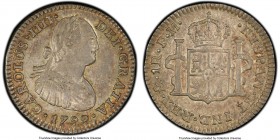 Charles IV Real 1799 Mo-FM MS62 PCGS, Mexico City mint, KM81. Flint gray and gold toned. 

HID09801242017

© 2020 Heritage Auctions | All Rights R...