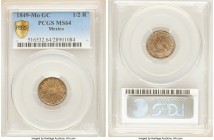 Republic 1/2 Real 1849 Mo-GC MS64 PCGS, Mexico City mint, KM370.9. Russet toning with icy-white peripheries. 

HID09801242017

© 2020 Heritage Auc...