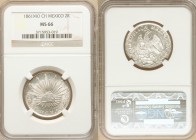 Republic 2 Reales 1861 Mo-CH MS66 NGC, Mexico City mint, KM374.10. Gem uncirculated with mint bloom and no toning. 

HID09801242017

© 2020 Herita...