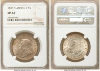 Republic 2-1/2 Shillings 1896 MS62 NGC, KM7. Plum and gold toning, cartwheel luster. 

HID09801242017

© 2020 Heritage Auctions | All Rights Reser...