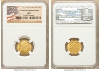 Charles III gold Escudo 1785 M-DV AU55 NGC, Madrid mint, KM416.1.

HID09801242017

© 2020 Heritage Auctions | All Rights Reserved
