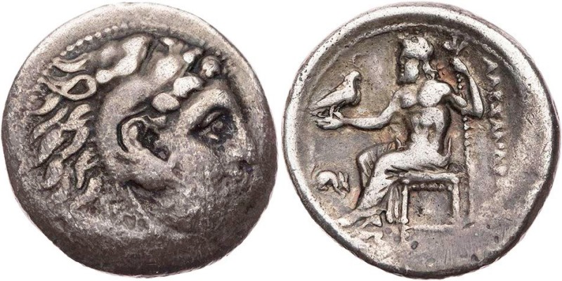 MAKEDONIEN, KÖNIGREICH
Alexander III., 336-323 v. Chr. AR-Drachme 310-301 v. Ch...