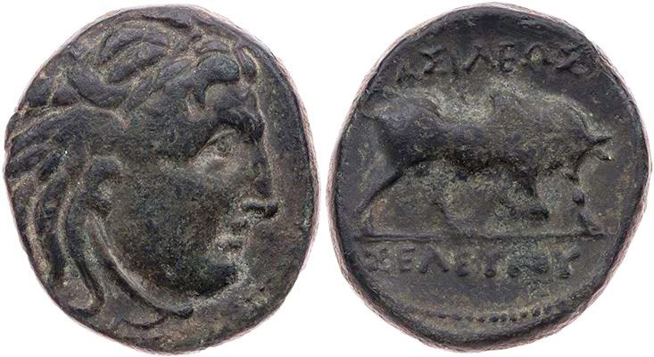 SYRIEN KÖNIGREICH DER SELEUKIDEN
Seleukos I. Nikator, 312-281 v. Chr. AE-Tetrac...
