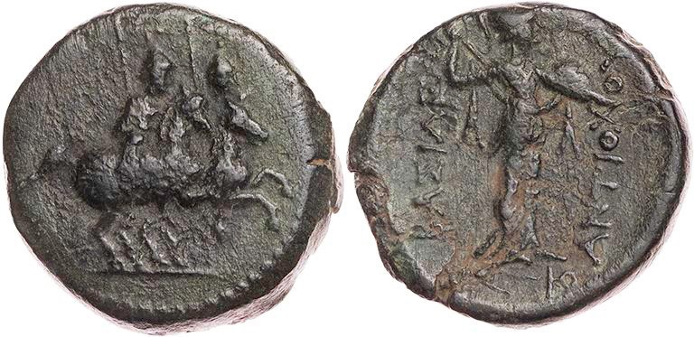 SYRIEN KÖNIGREICH DER SELEUKIDEN
Antiochos II. Theos, 261-246 v. Chr. AE-Tetrac...