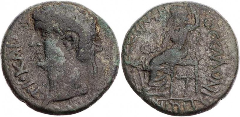 MAKEDONIEN THESSALONIKA
Tiberius, 14-37 n. Chr. AE-Tetrachalkon 22/3-37 n. Chr....