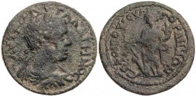 LYDIEN IULIA GORDOS
Gallienus, 253-268 n. Chr. AE-Assarion unter Phoibos Vs.: gepanzerte und drapierte Büste mit Lorbeerkranz n. r., Rs.: Tyche steht...