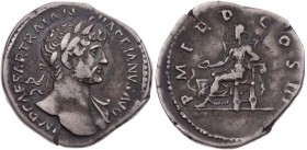 RÖMISCHE KAISERZEIT
Hadrianus, 117-138 n. Chr. AR-Denar 119-120 n. Chr. Rom Vs.: IMP CAESAR TRAIAN HADRIANVS AVG, Büste mit drapierter linker Schulte...