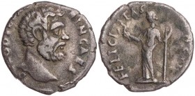 RÖMISCHE KAISERZEIT
Clodius Albinus als Caesar, 193-195 n. Chr. AR-Denar 194/195 n. Chr. Rom Vs.: D CLOD SEPT AL-BIN CAES, Kopf n. r., Rs.: FELICI-TA...