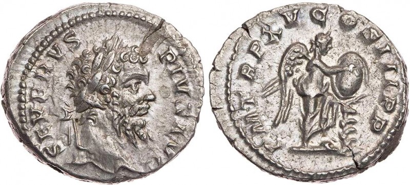 RÖMISCHE KAISERZEIT
Septimius Severus, 193-211 n. Chr. AR-Denar 207 n. Chr. Rom...