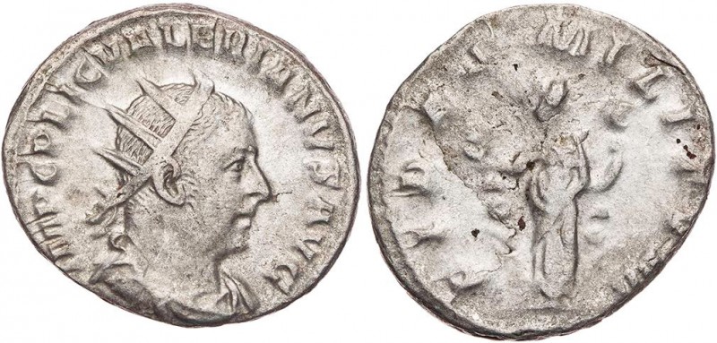 RÖMISCHE KAISERZEIT
Valerianus, 253-260 n. Chr. AR-Antoninian 253-254 n. Chr. R...