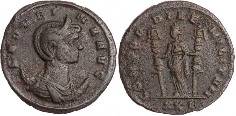 RÖMISCHE KAISERZEIT
Severina, Gemahlin des Aurelianus, 270-275 n. Chr. AE-Anton...