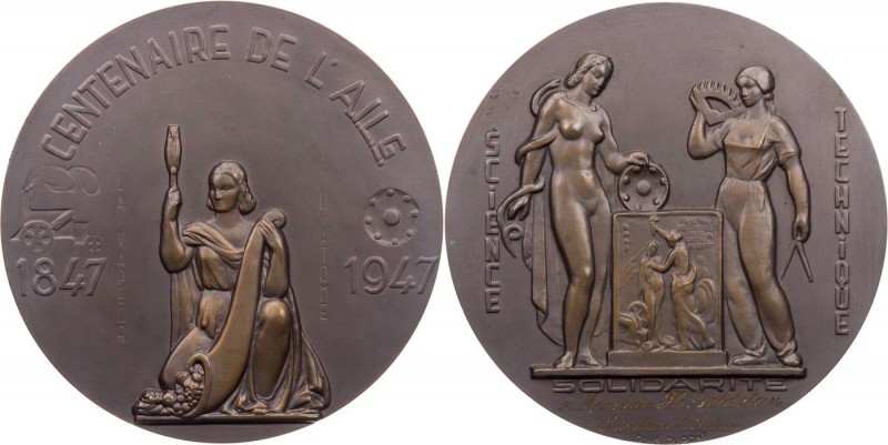 STÄDTEMEDAILLEN EUROPÄISCHE STÄDTE
Belgien, Lüttich Bronzemedaille 1947 v. Loui...