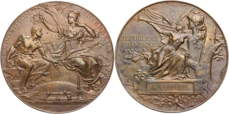 GEWERBE, HANDEL, INDUSTRIE WELTAUSSTELLUNGEN
Paris (1889) Bronzemedaille 1889 v...
