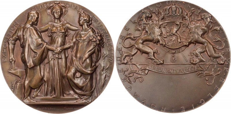 GEWERBE, HANDEL, INDUSTRIE WELTAUSSTELLUNGEN
Brüssel (1897) Bronzemedaille 1897...