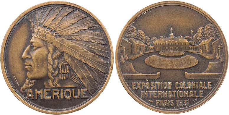 GEWERBE, HANDEL, INDUSTRIE INTERNATIONALE AUSSTELLUNGEN
Paris (1931) Bronzemeda...