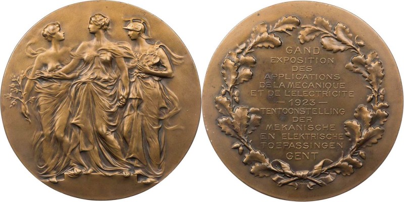 GEWERBE, HANDEL, INDUSTRIE NATIONALE AUSSTELLUNGEN
Belgien, Gent Bronzemedaille...