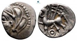 Central Gaul. Lemovices circa 100-60 BC. Quinarius AR
