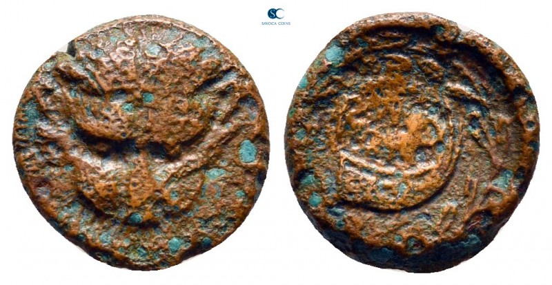 Bruttium. Rhegion circa 415-410 BC. 
Bronze Æ

10 mm., 0,99 g.



nearly ...