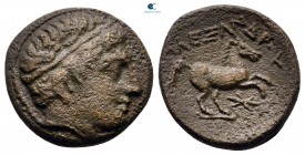 Kings of Macedon. Uncertain mint in Macedon. Philip III Arrhidaeus 323-317 BC. In the name of Alexander III. Bronze Æ
