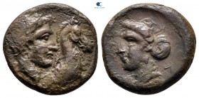Thessaly. Gyrton circa 400-350 BC. Dichalkon Æ