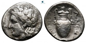 Thessaly. Lamia circa 400-350 BC. Hemidrachm AR