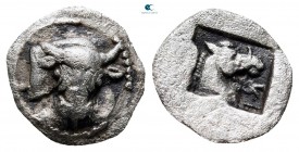 Thessaly. Larissa circa 475-450 BC. Obol AR