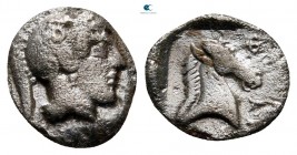 Thessaly. Pharsalos circa 475-425 BC. Obol AR