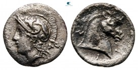 Thessaly. Pharsalos circa 425-350 BC. Obol AR