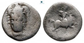 Thessaly. Pharsalos circa 390-370 BC. Trihemiobol AR