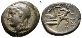 Thessaly. Thebai circa 302-286 BC. Trichalkon Æ