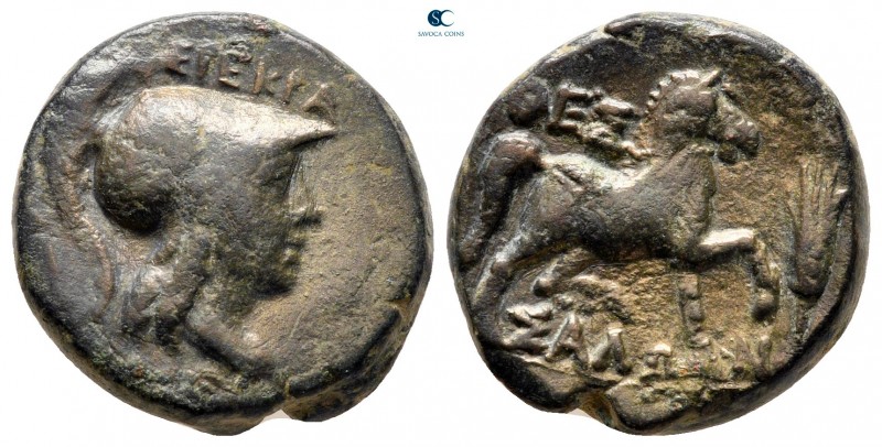 Thessaly. Thessalian League circa 196-27 BC. 
Dichalkon Æ

20 mm., 7,41 g.
...